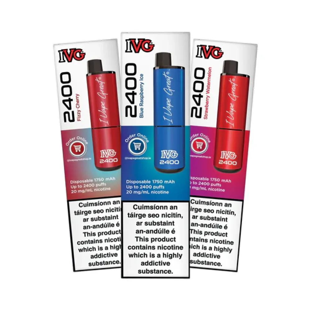 IVG 2400 WEGWERP VAPE KIT